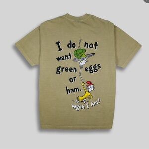 Vegans attack tee unisex size small